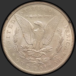 реверс 1$ (buck) 1879 "USA - 1 Dollar / 1879 - CC TOP-100 VAM-3 CAPPED CC MS"