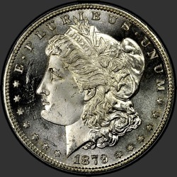 аверс 1$ (buck) 1879 "USA - 1 Dollar / 1879 - S MS"