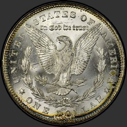 реверс 1$ (buck) 1880 "USA - 1 Dolar / 1880 - CC zagęszczeniu pustostanów-40 VAM-7 rev 78 MS"