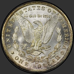 реверс 1$ (бак) 1880 "USA - 1 Dollar / 1880 - CC MS"