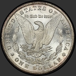 реверс 1$ (buck) 1881 "USA - 1 Dollar / 1881 - CC MS"