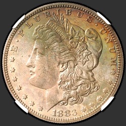 аверс 1$ (buck) 1883 "USA - 1 Dollaro / 1883 - Morgan Dollaro 1883 / Proof"