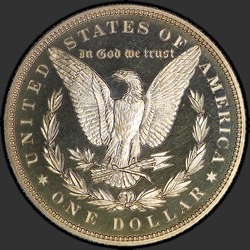 реверс 1$ (бак) 1899 "США - 1 долар / 1899 - PF"