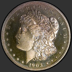 аверс 1$ (buck) 1903 "USA - 1 Dollar / 1903 - Morgan Dollar 1903"