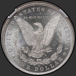 реверс 1$ (buck) 1881 "USA - 1 Dollar / 1881 - O MS"