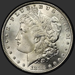 аверс 1$ (buck) 1882 "USA - 1 Dollar / 1882 - MS"