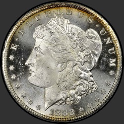 аверс 1$ (buck) 1882 "USA - 1 Dollar / 1882 - CC MS"