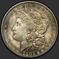 аверс 1$ (buck) 1882 "USA - 1 Dollar / 1882 - S MS"
