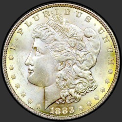 аверс 1$ (buck) 1883 "USA - 1 Dollar / 1883 - MS"