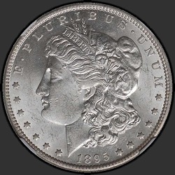 аверс 1$ (buck) 1895 "USA - 1 Dollar / 1895 - O MS"