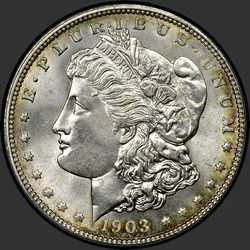 аверс 1$ (buck) 1903 "USA - 1 Dollar / 1903 - MS"
