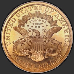 реверс 20 dollar (vereinigte Staaten von Amerika) 1880 "USA - 20 Dollar / 1880 - Liberty Head $ 20 1880 / Proof"