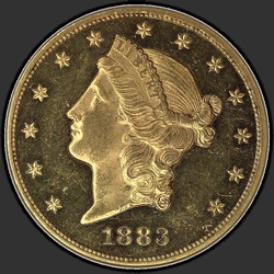 аверс 20 dollars américains 1883 "USA - 20 Dollars / 1883 - APFC"