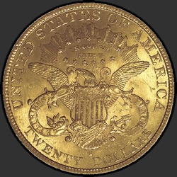 реверс 20 dollars (US) 1894 "USA - 20 Dollars / 1894 - MS"