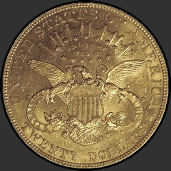 реверс 20 dollars américains 1902 "USA - 20 Dollars / 1902 - Liberty Head $20 1902"