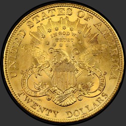 реверс 20 dólares (US) 1904 "USA - 20 Dollars / 1904 - MS"
