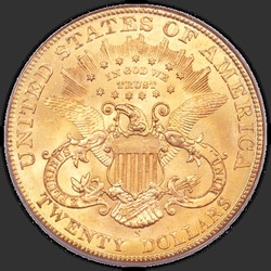 реверс 20 dólares (US) 1904 "USA - 20 Dollars / 1904 - MS"