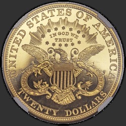 реверс 20 dolarów (USA) 1901 "USA - 20 dolarów / 1901 - PF"