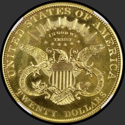 реверс 20 dollars (US) 1902 "USA - 20 Dollars / 1902 - PF"