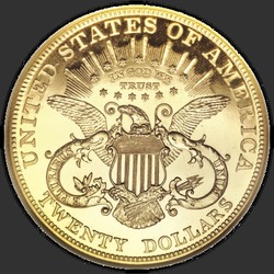 реверс 20 dollars américains 1904 "USA - 20 Dollars / 1904 - PF"