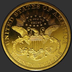 реверс 20 dolárov (USA) 1879 "USA - 20 Dollars / 1879 - Liberty Head $20 1879"