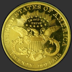 реверс 20 dollars américains 1898 "USA - 20 Dollars / 1898 - PF"
