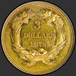 реверс 3 dolary 1873 "USA - 3 dolary / 1873 - OPEN 3 PFUC"