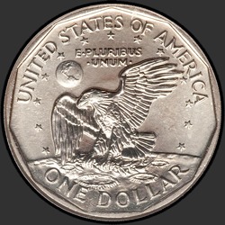 реверс 1$ (buck) 1999 "USA - 1 dollari / 1999 - { "_": "D"}"