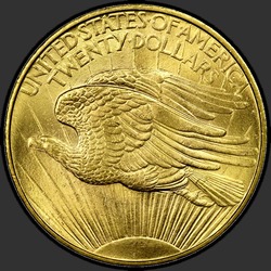 реверс 20 dólares (US) 1908 "USA - 20 Dollars / 1908 - St. Gaudens $20 1908"