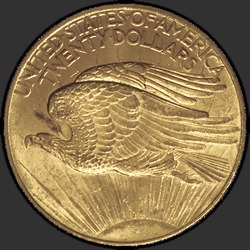 реверс 20 dolarů (USA) 1908 "USA - 20 dolarů / 1908 - MS"