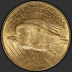 реверс 20 dolarů (USA) 1908 "USA - 20 Dollars / 1908 - MS"