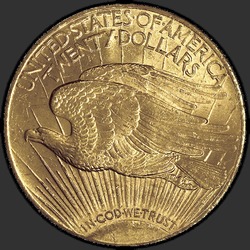 реверс 20 dolarů (USA) 1910 "USA - 20 Dollars / 1910 - MS"
