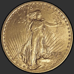 аверс 20 달러(미국) 1912 "미국 - 20 달러 / 1912 - MS"