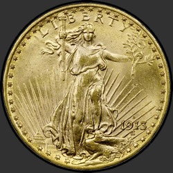 аверс 20 dollari (USA) 1913 "USA - 20 Dollars / 1913 - MS"