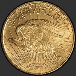 реверс 20 dólares (US) 1920 "USA - 20 Dollars / 1920 - MS"