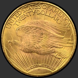 реверс 20 dollari (USA) 1924 "USA - 20 dollari / 1924 - MS"