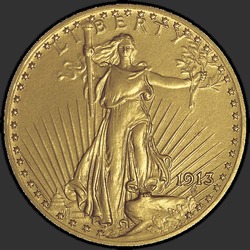 аверс 20 dollars (US) 1913 "USA - 20 Dollars / 1913 - PF"
