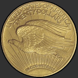 реверс 20 dollars (US) 1913 "USA - 20 Dollars / 1913 - PF"