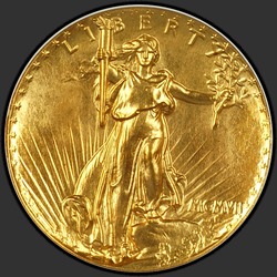 аверс 20 dolarů (USA) 1907 "USA - 20 Dollars / 1907 - St. Gaudens $20 1907"