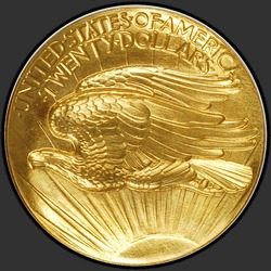 реверс 20 dolarů (USA) 1907 "USA - 20 Dollars / 1907 - St. Gaudens $20 1907"