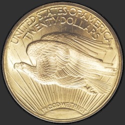 реверс 20 dolarů (USA) 1927 "USA - 20 Dollars / 1927 - St. Gaudens $20 1927"