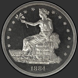 аверс 1$ (buck) 1884 "USA - 1 dollari / 1884 - PF"