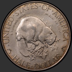 реверс 50¢ (half) 1936 "USA - 50 Cents (Half Dollar) / 1936 - D BOONE MS"