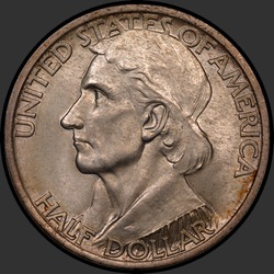 аверс 50¢ (half) 1936 "USA - 50 Cents (Half Dollar) / 1936 - BOONE MS"