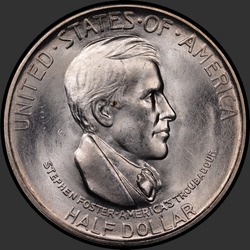 аверс 50¢ (half) 1936 "USA - 50 Cents (Half Dollar) / 1936 - D CINCINNATI MS"