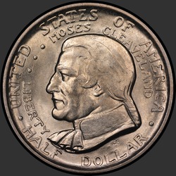 аверс 50¢ (half) 1936 "USA - 50 Cents (Half Dollar) / 1936 - CLEVELAND MS"