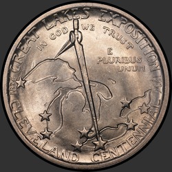 реверс 50¢ (half) 1936 "USA - 50 Cents (Half Dollar) / 1936 - CLEVELAND MS"