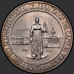 аверс 50¢ (half) 1936 "USA - 50 Cents (Half Dollar) / 1936 - COLUMBIA MS"