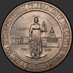 аверс 50¢ (half) 1936 "USA - 50 Cents (Half Dollar) / 1936 - D COLUMBIA MS"