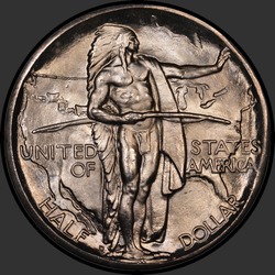 аверс 50¢ (half) 1937 "USA - 50 Cents (Half Dollar) / 1937 - D OREGON TRAIL MS"